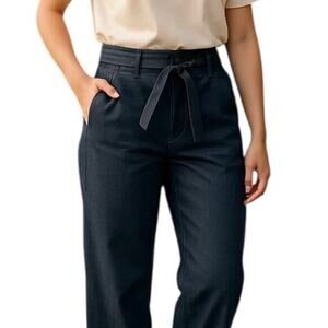 D. JEANS Career High waist flare dark wash denim blue jeans plus NWT Sz 16